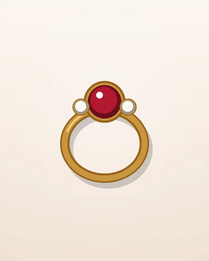 Ruby Cocktail Ring